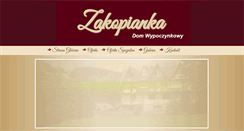 Desktop Screenshot of dw-zakopianka.pl