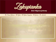 Tablet Screenshot of dw-zakopianka.pl